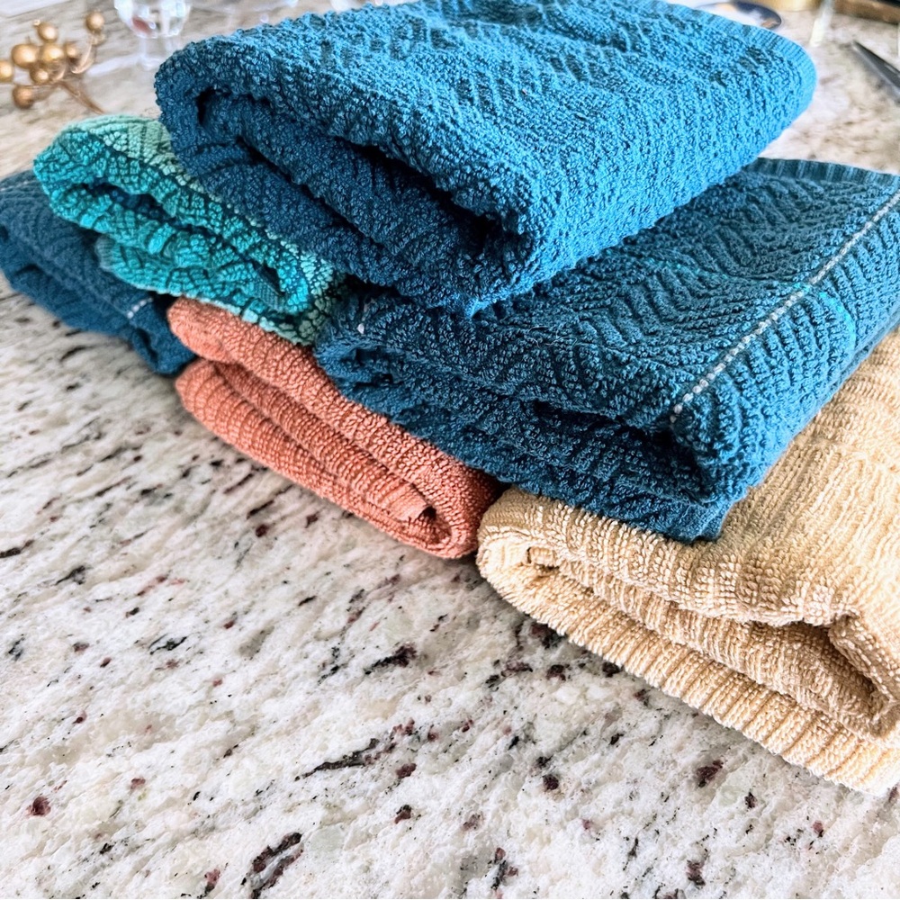 Set of 6 Rectangular Dish Cloths
